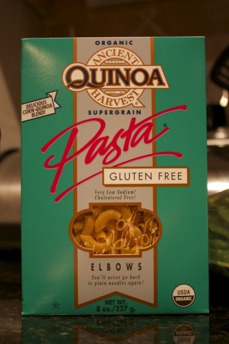 to try the quinoa pasta.