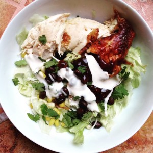 BBQ chicken salad