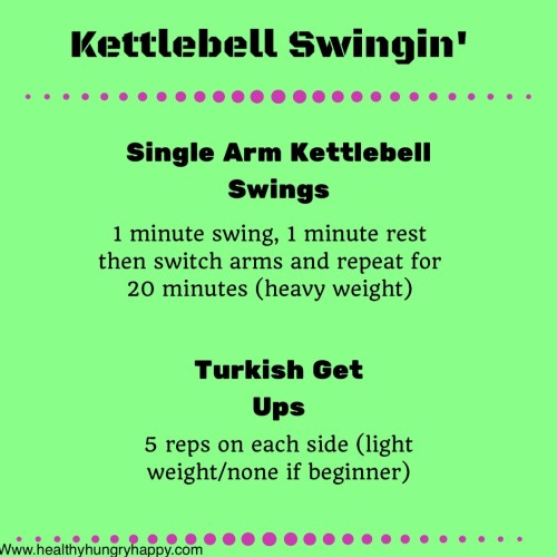 Kettlebell workout 