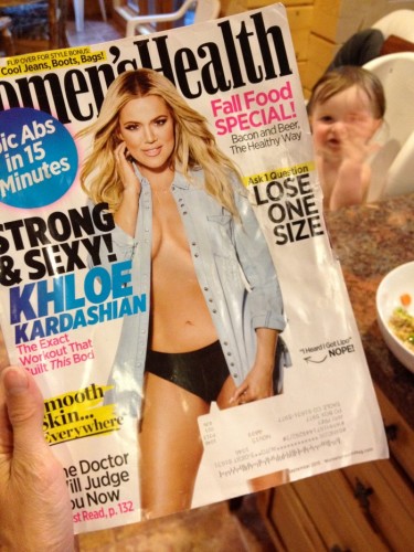 New Women's Health with miss Khloe on the cover!