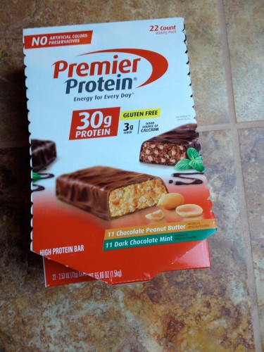 premier protein bars from Costco
