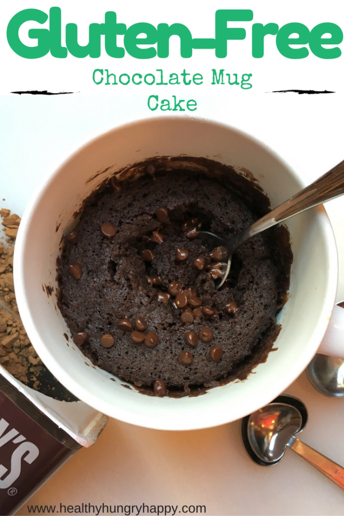 GlutenFree Chocolate Mug Cake *Recipe* Healthy, Hungry, and Happy